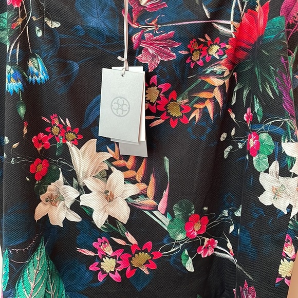 Carlisle New York Multicolored Floral Pencil Skirt Size 16 - Picture 8 of 9